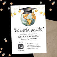 The World Awaits Graduation Party One Photo 