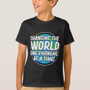 The World Dyslexia Awareness Therapist Graphic  T-Shirt