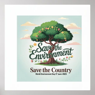 The world environment day baby kids 2025 foil prints