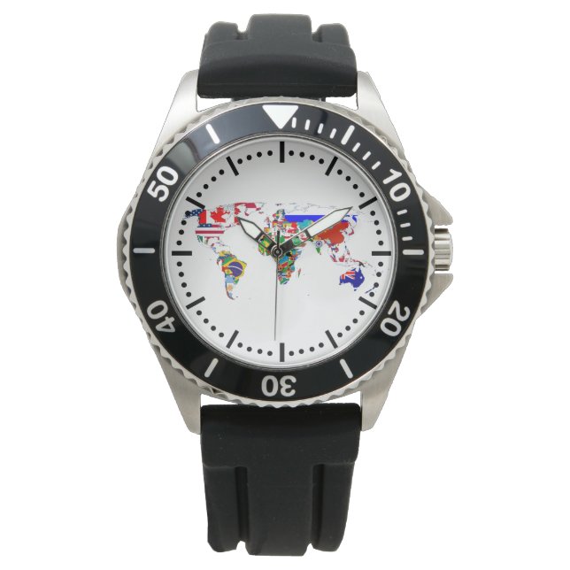 The World In Flags Watch (Front)
