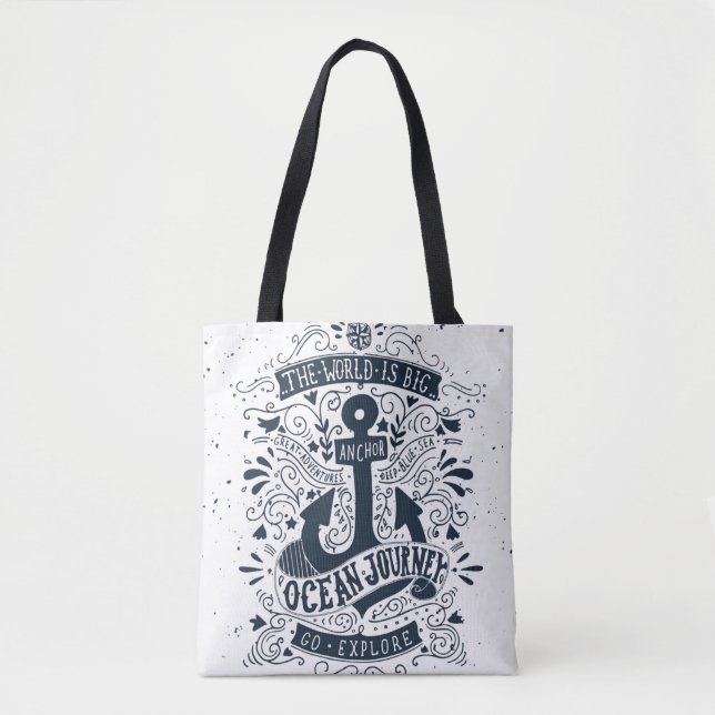 The World Is Big - Go Explore Tote Bag (Front)