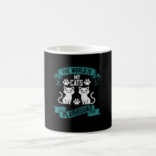 The World is my Cats Playground Coffee Mug