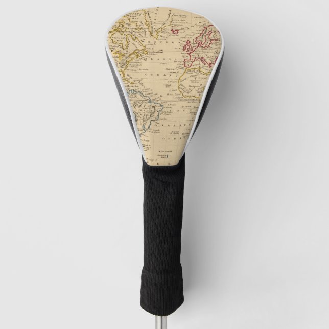The World, Mercator's Projection Golf Head Cover (Front)