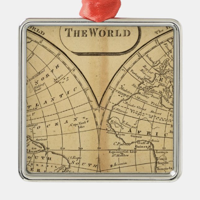The World Metal Tree Decoration (Front)