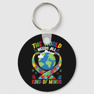 The World Needs All Kinds of Minds Neurodiversity  Key Ring