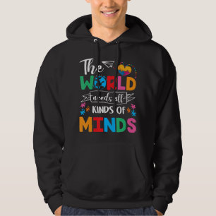 The World needs All Kinds of Minds - the unique de Hoodie