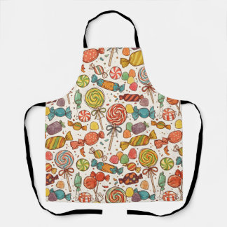 The world of candy. apron