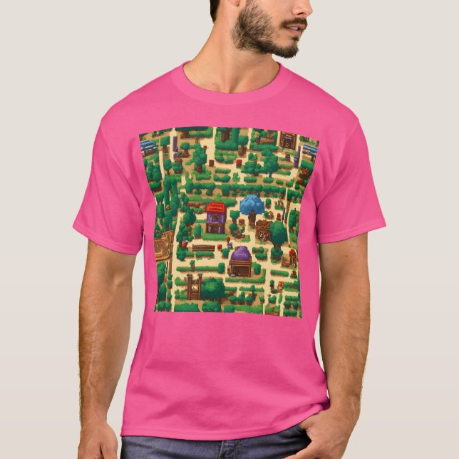 The world of classic video games family funny T-Shirt (Front)