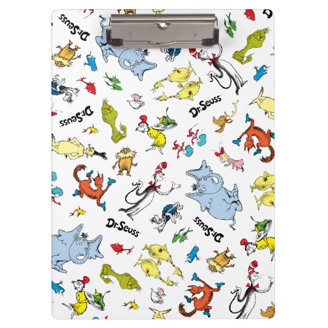 The World of Dr. Seuss Pattern Clipboard (Front)