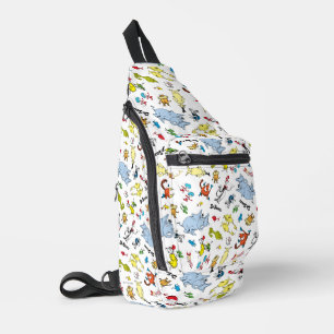 The World of Dr. Seuss Pattern Sling Bag