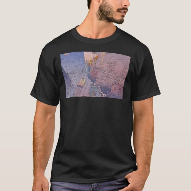 the world of edena,mountain, cliff, monumental,com T-Shirt (Front)