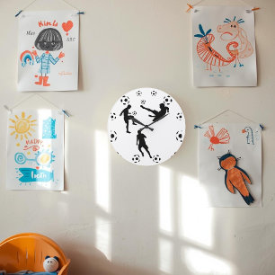 The World of Football Wall Clock