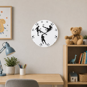 The World of Football Wall Clock