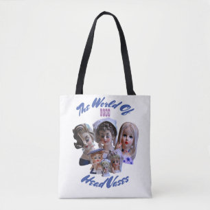 The World of Lady Head Vases Tote Bag