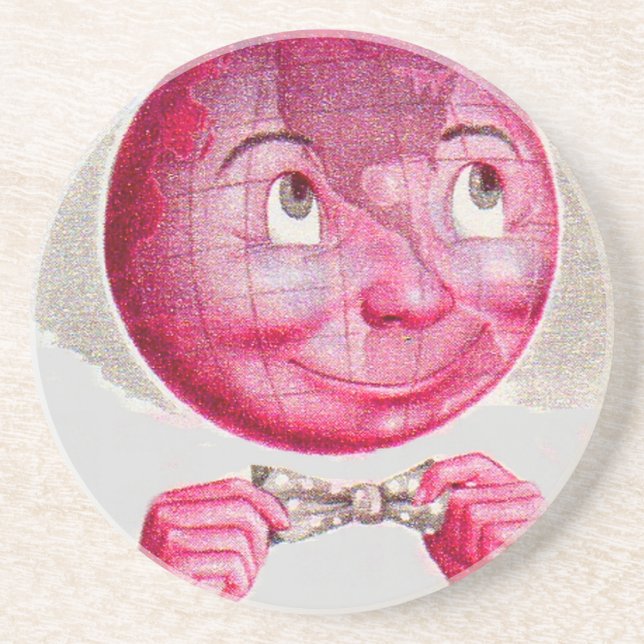 The World on His Mind Coaster (Front)