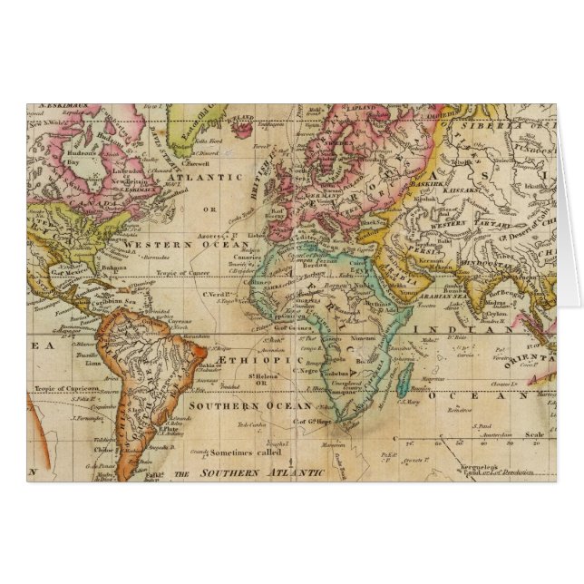 The World on Mercator's Projection (Front Horizontal)