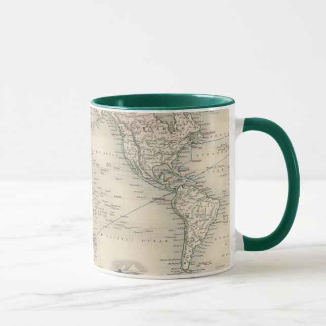 The World On Mercator's Projection Mug (Right)