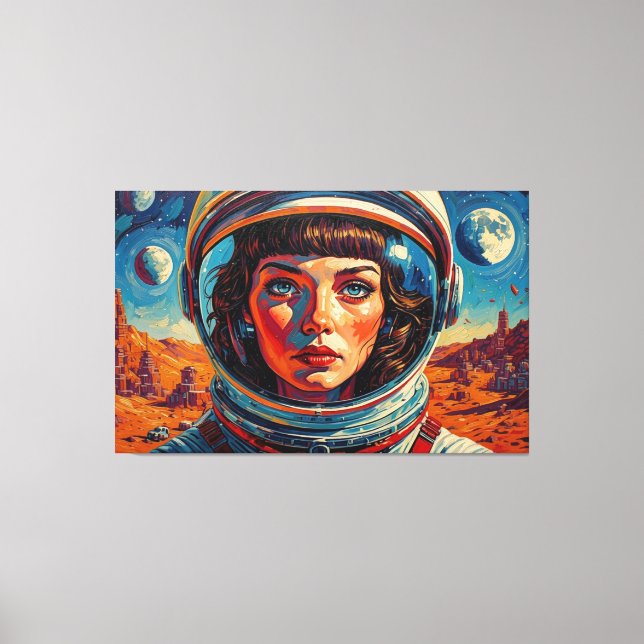 THE WORLD WE DISCOVERED 4 CANVAS PRINT (Front)