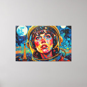 THE WORLD WE DISCOVERED PARIS 2 CANVAS PRINT