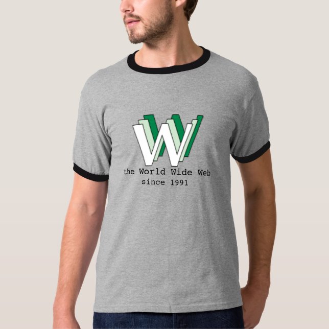 The World Wide Web, since 1991 - WWW shirt (Front)
