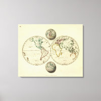 The World with continental boundaries