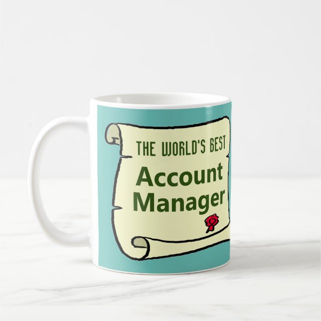 The World's Best Account Manager. Coffee Mug (Left)