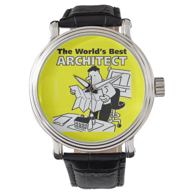 The World's Best Architect Watch (Front)