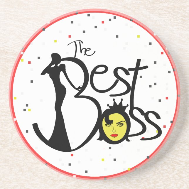 The World's Best Boss Coaster (Front)