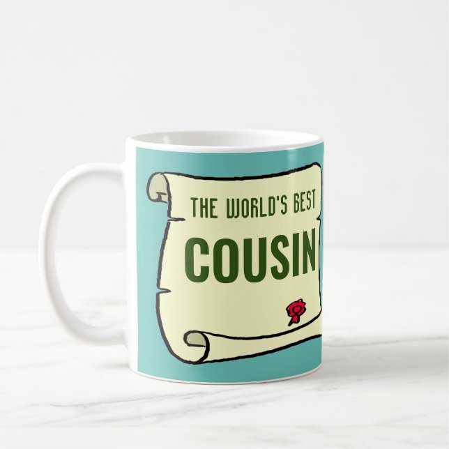 The World's Best Cousin. Coffee Mug (Left)