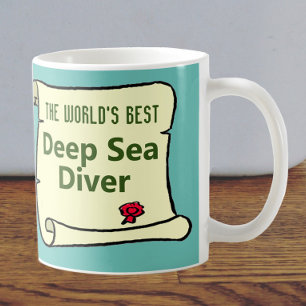 The World's Best Deep Sea Diver. Coffee Mug