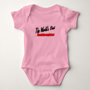 The World's Best Goddaughter Baby Bodysuit