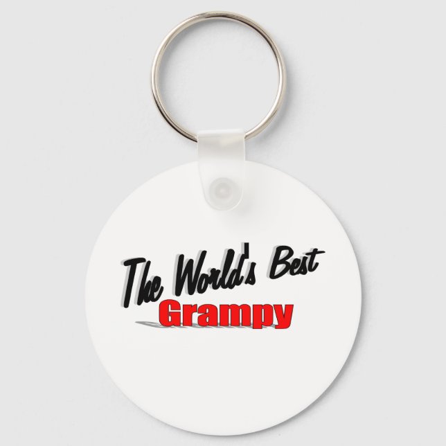 The World's Best Grampy Key Ring (Front)