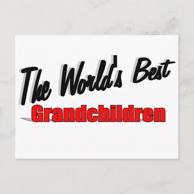 The World's Best Grandchildren Postcard (Front)
