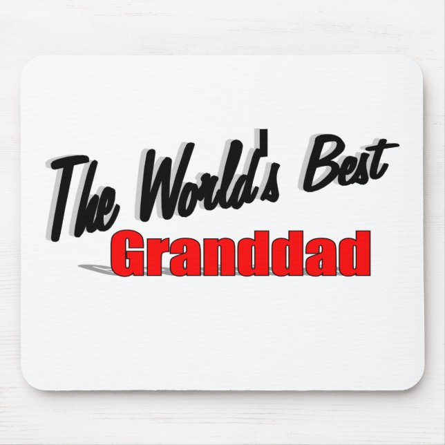 The World's Best Granddad Mouse Pad (Front)