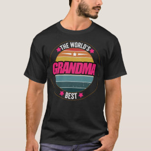 the worlds best grandma retro rodeo amadeus  T-Shirt