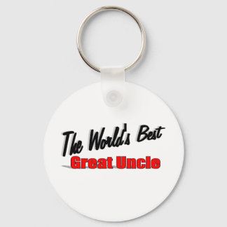 The World's Best Great Uncle Key Ring