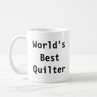 The World's Best Quilter (fandominstitches.com) Coffee Mug