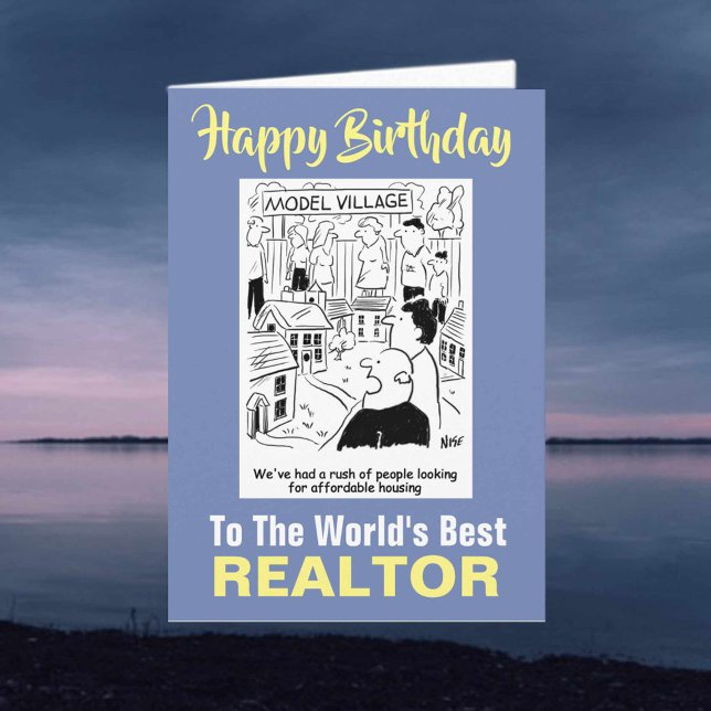 The World's Best Realtor - Happy Birthday Card (Creator Uploaded)