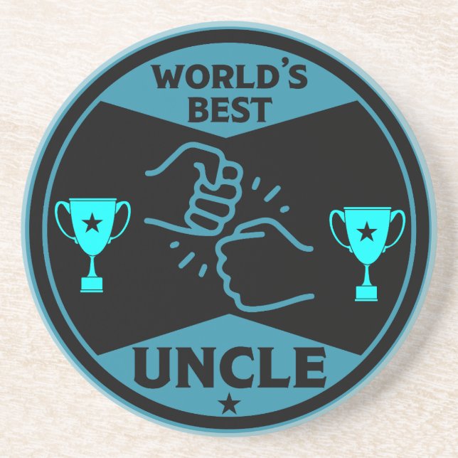 The worlds Best Uncle Coaster (Front)