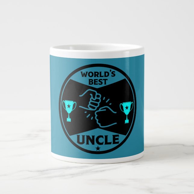 The worlds Best Uncle Large Coffee Mug (Front)
