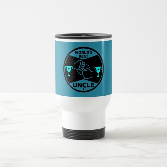 The worlds Best Uncle Travel Mug (Center)