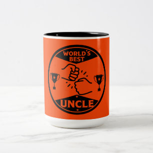 The worlds Best Uncle Two-Tone Coffee Mug