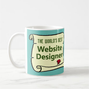 The World's Best Website Designer  Coffee Mug