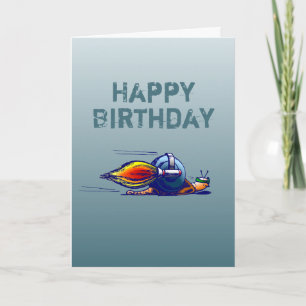 The World's Fastest Snail Card