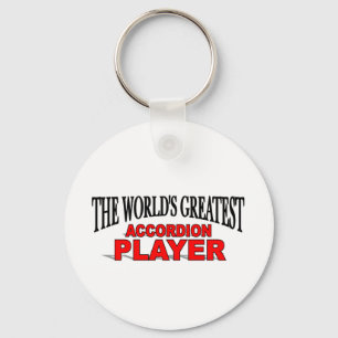 The World's Greatest Accordion Player Key Ring