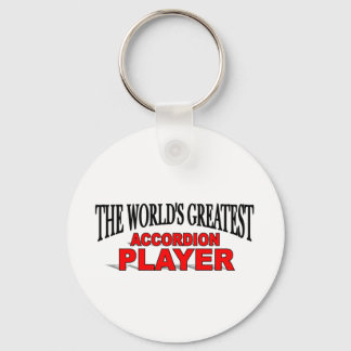 The World's Greatest Accordion Player Key Ring