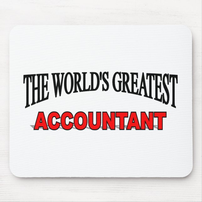 The World's Greatest Accountant Mouse Pad (Front)