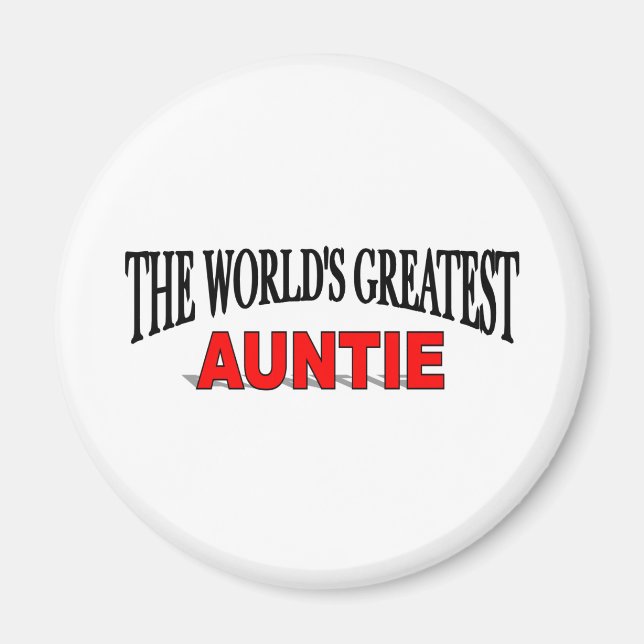 The World's Greatest Auntie Magnet (Front)