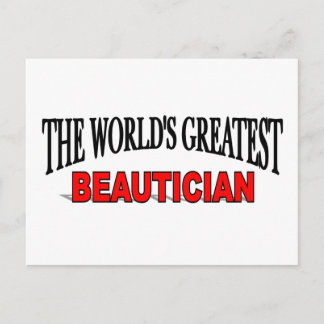 The World's Greatest Beautician Postcard