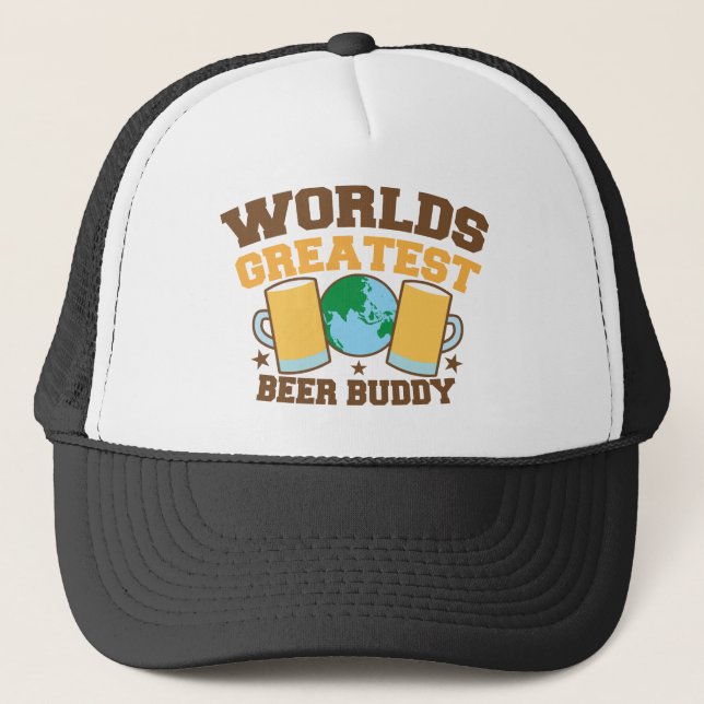 The worlds greatest BEER BUDDY Trucker Hat (Front)